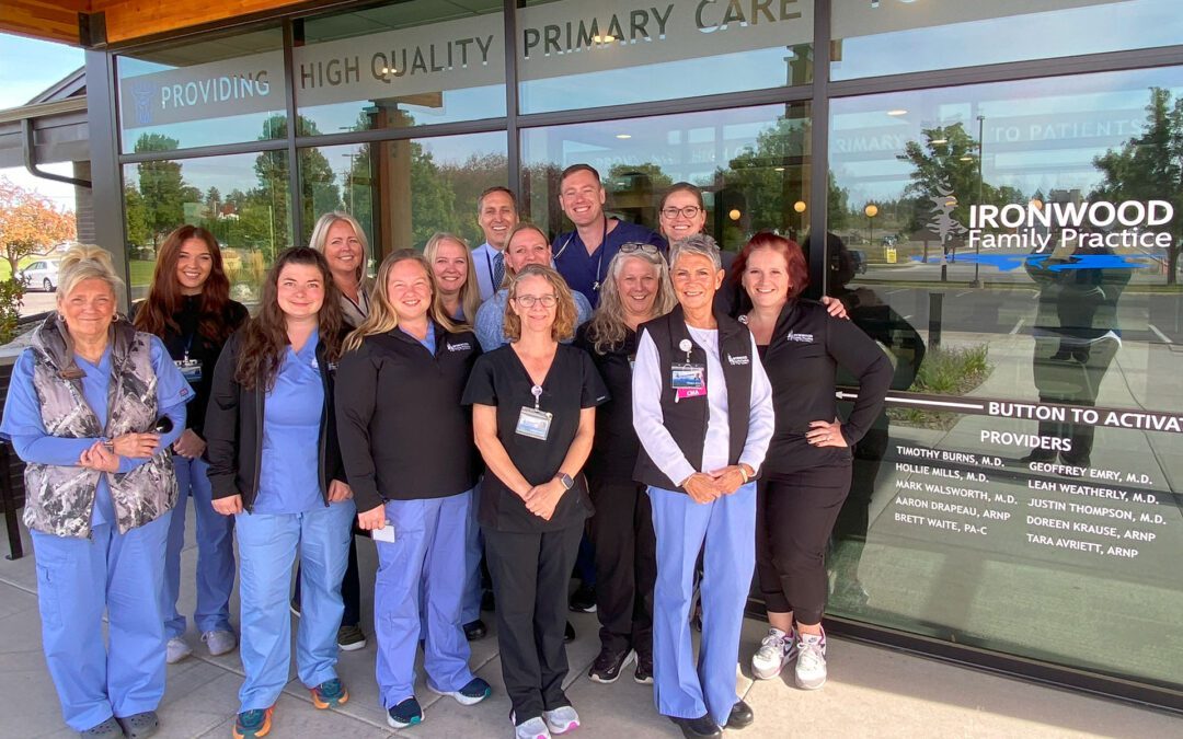 Ironwood Family Practice staff standing outside office building